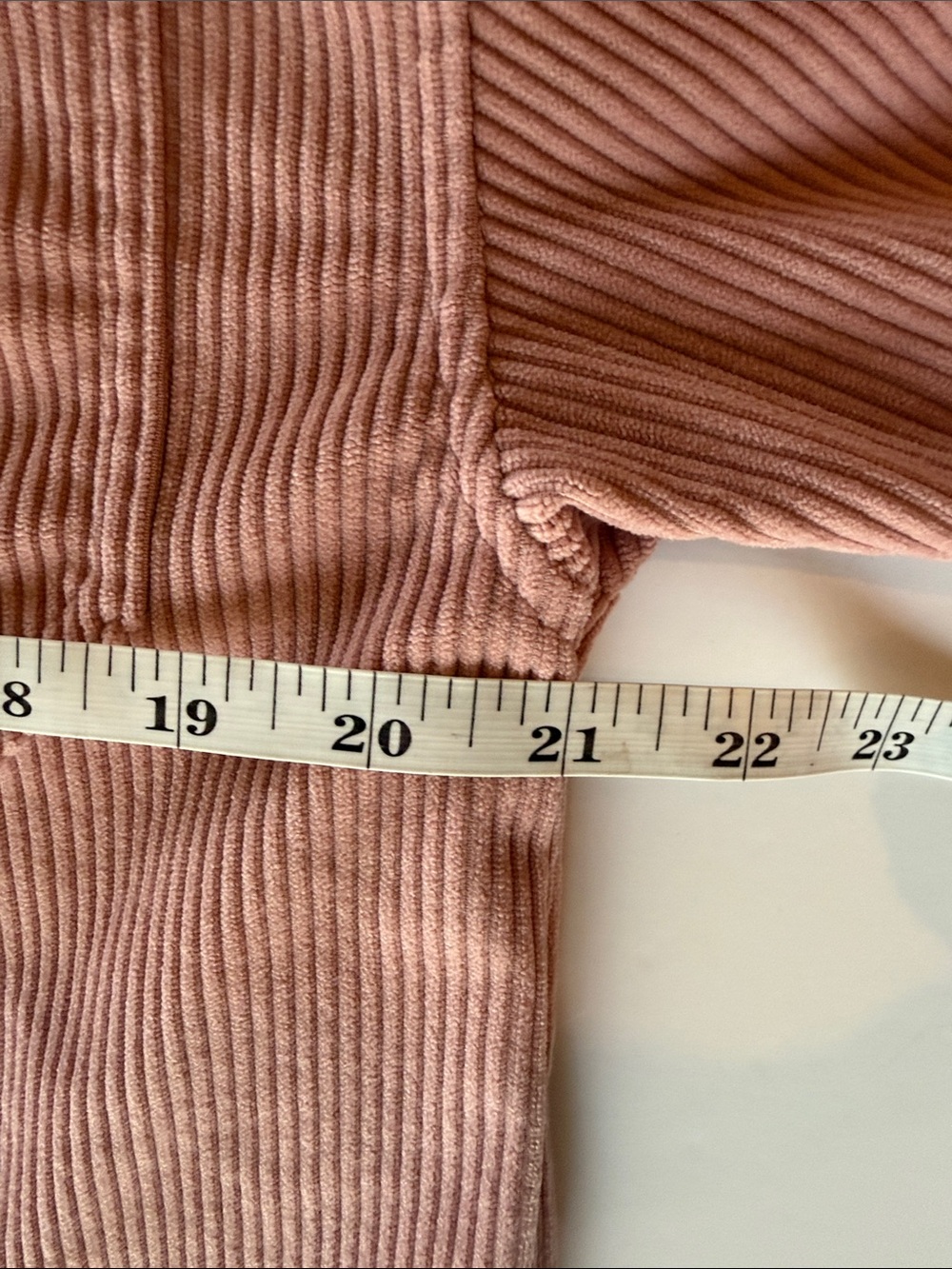 Avec Les Filles Cropped Corduroy Shacket Dusty Rose Pink Size Medium - Picture 10 of 13